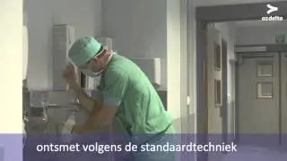 Handhygiëne: Handen ontsmetten in de operatiezaal