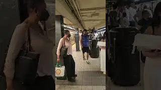 Heading home!the subway is a struggle daily to get to work!