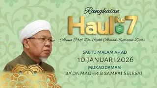 🔴[ LIVE ]Muqaddaman Al-Qur'an Di Kubah(Menuju Haul Ke 7 Abuya Syarwani) 10-JANUARI-2026