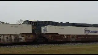 CSX I032 Meets I037 at Folkston - Winterwatch 2023
