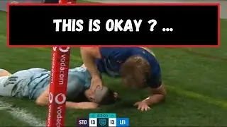 Evan Roos make Harry Byrnes eat grass | Stormers vs Leinster