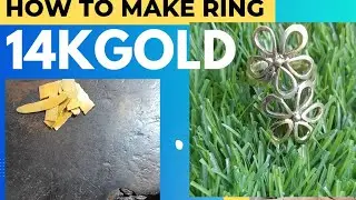 14k Yellow Gold | How to Make a Ring