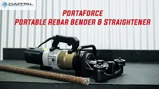 PortaForce Portable Rebar Bender and Straightener Machine