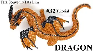 (Free) How to Beads Dragon Part 32/ Beading Tutorial Dragon