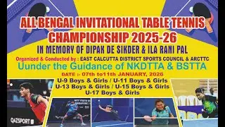 ALL BENGAL INVITATIONAL TABLE TENNIS CHAMPIONSHIP 2025-26