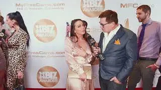 4k/60 Actor Abigail Mac on the red carpet at an awards show in Los Angeles, CA (Remastered)
