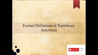 Formal definition of pushdown automata || PDA || Theory of Computation || Malayalam Tutorial
