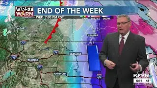 KFYR First News at Six Weather - 1/12/2026