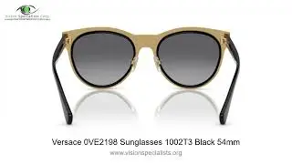 Versace 0VE2198 Sunglasses 1002T3 Black 54mm