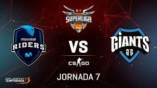 MOVISTAR RIDERS VS GIANTS GAMING - Mapa 1 - Jornada 7 - #SuperligaorangeCSGO7