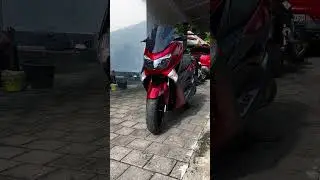 Finish repaint nmax red candy #kinclong #restorasi #diy #diymotorcycle #motorcycle #shortvideo