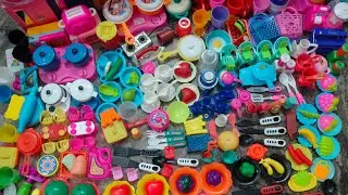 5:45 minutes satisfying with unboxing Hello kitty kitchen set CuteeTiny ASMR kitchen kit toy video 