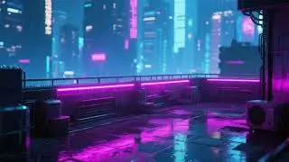 Urban Dreams: Tokyo Rooftop Rain Sounds for Deep Sleep & Focus　#bgm #chillmusic #studymusic #short