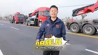 Shacman X3000 6x4 Tractor with Crane