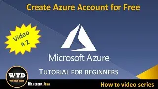 Create Azure Account For Free