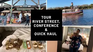 CONFERENCE OUTFIT, RIVER STREET, LOCAL SHOPS & QUICK HAUL // SAVANNAH GEORGIA // SMTV