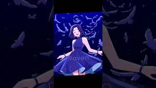 Teen titans Raven and Starfire singing 'wallerman'🌲❄️ #raventeentitans #starfire #shorts