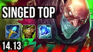SINGED vs GNAR (TOP) | 4/2/14 | EUW Master | 14.13