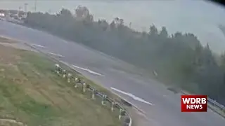 Dramatic video from the Louisville airport shows the final seconds before UPS Flight 2976 crash