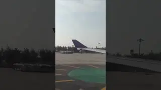 Thai A330-300 pushback at Phuket Airport #runsame