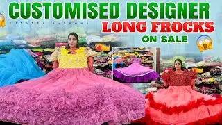 Customised Designer Long Frocks CLEARANCE SALE 💃😱 From 1500/- Most trending