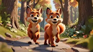 Fifi Fox Runs Up Hill | Energetic Animal Song for Kids | Nursery Rhymes and Baby Songs