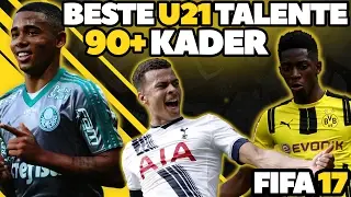 FIFA 17: BESTE TALENTE OHNE TRAINING! U21 90+ KADER! KARRIERE POTENZIAL | HD Deutsch
