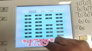 Как перейти в режим заводского обслуживания на устройствах Canon IR Advance
