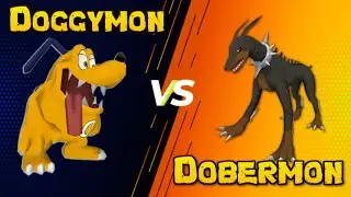 Doggymon Vs Dobermon - The best comparation XD - Digimon Masters Online