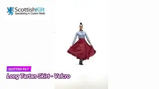 Long Tartan Skirt - Velcro | Tartan Kilts | Scottish Kilt