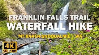 Franklin Falls Trail | Waterfall Hike | Mt Baker Snoqualmie Washington