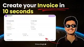 Create Your Invoice in 10 Seconds with AI | Invoice Maker Tool (No Code)