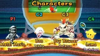 Mario Tennis Open - All Characters