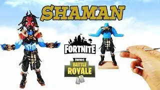 Making SHAMAN Skin from fortnite  in Polymer Clay