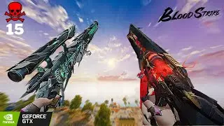 Blood Strike: 15 Kills Kar98k Netherflame+MP5 Bloodrift - Ultra Graphics GTX1650