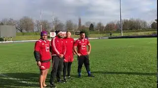 Les lyc&eacute;ens d'Hector Serre ont fait des passes avec les rugbymen de l'US Dax.