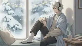 Quiet Winter Corners ❄️ Cozy Lofi Beats for Snowy Days, Soft Light, Warm Coffee, and Calm Moods