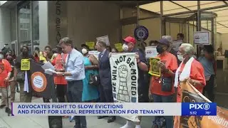 Tenant advocacy groups fight to slow the pace of evictions