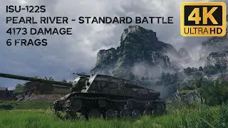 ISU-122S 4,2k damage 6 frags on Pearl River - World of Tanks