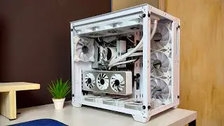 COMO Coloquei minha GPU na VERTICAL SEM SUPORTE No gabinete AIGO C285 🤍💙