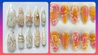 Shinny twins 🌟 nails collection team A vs team B🥰 who's your team? 💪