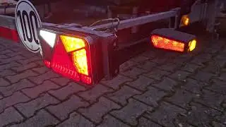 Lichtleiste f&uuml;r Bootstrailer mit Fristom FT-370 Canbus LED statt Asp&ouml;ck III Anh&auml;nger - R&uuml;ckleuchten