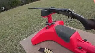 Jeffery 297/300 Rook Rifle Re-sleeved to 22LR Testing Victoria 31/07/2024