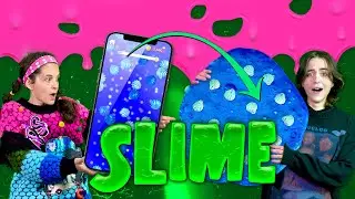 TRANSFORMANDO SLIMES de APPs en slime REAL!!!