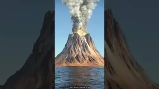 Relaxing meditation  #volcano  #studymusic #shorts