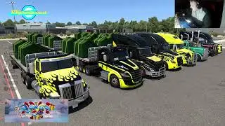 American Truck Simulator-Stream 006 - Truckers MP - Simulace US - Adventn&iacute; konvoj
