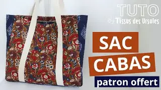 TUTO COUTURE : comment coudre un sac cabas pas &agrave; pas
