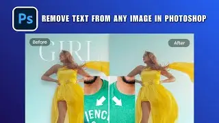 Как удалить текст с изображения в Photoshop 2026