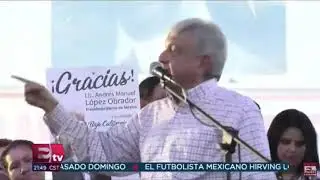 #ExcelsiorTv AMLO se reunion con el Gobernador de BCS durante Gira de Agradecimiento