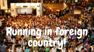 Running 10k race in Thailand